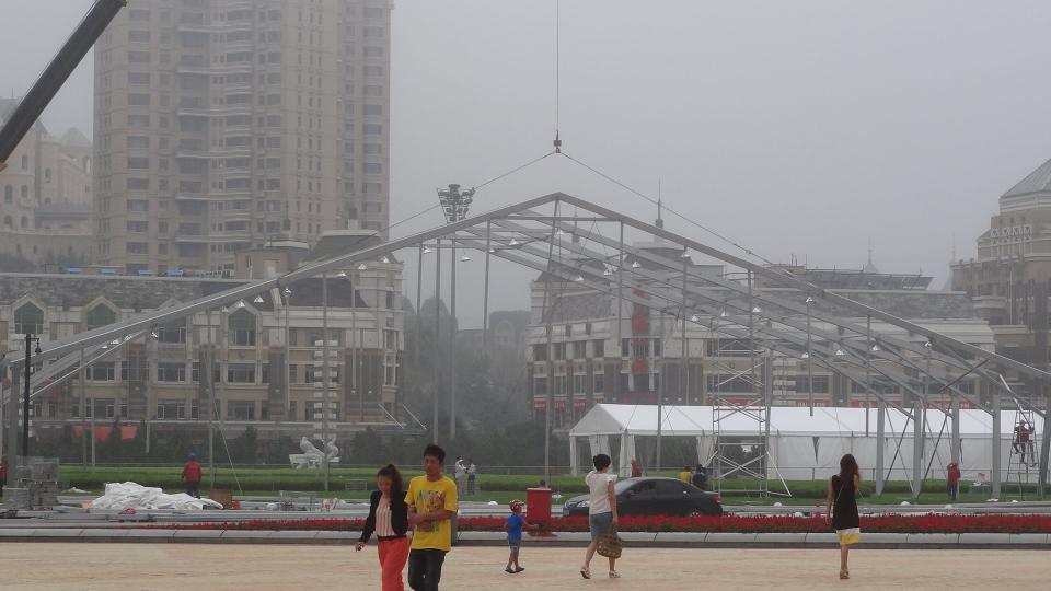 操场膜结构看台的安装与设计-2