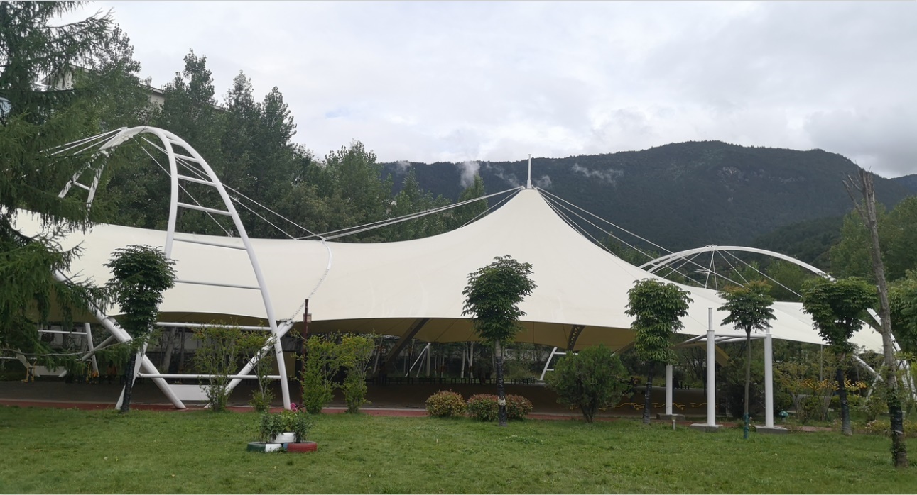 膜结构效果图：未来建筑设计的新篇章-1