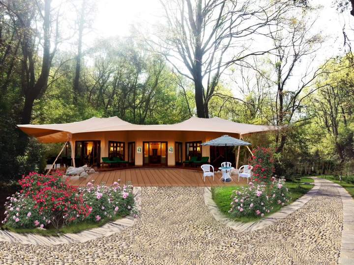 张拉膜车棚厂家：引领绿色建筑的新潮流-1