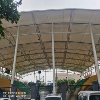 膜结构车棚：引领未来建筑风格的新纪元 